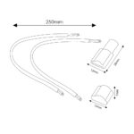 Cable Adaptador Para Tira Led 220Vac ProStrip - Imagen 2