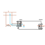 Driver Lifud Dali / Push Salida 20-42V Dc 40W No Flicker LF-ADD040-1050-42 - Imagen 3