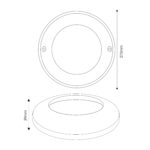 Marco de Superficie Cromo para bombilla PAR56 Serie Next para Piscina para piscina - Imagen 2