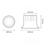 Downlight LED White Luxtar 30W -DSC - Imagen 2