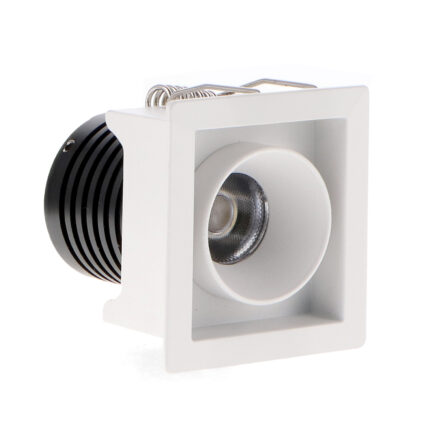 Foco LED Mini White Fix Square 5W CCT