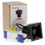 Foco LED Mini Black Fix Square 5W CCT - Imagen 3