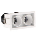Foco LED Mini White Fix Square 10W CCT