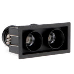Foco LED Mini Black Fix Square 10W CCT