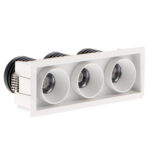 Foco LED Mini White Fix Square 15W CCT