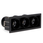 Foco LED Mini Black Fix Square 15W CCT