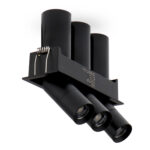 Foco LED orientable Mini Black Tube Square 15W CCT