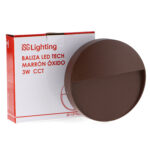 Baliza de Superficie Led Tech Rust Brown 3W IP54 - Imagen 5