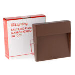 Baliza de Superficie Led Plum Rust Brown 3W IP54 - Imagen 5