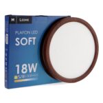 Plafon Led Soft 18W Wood Walnut - Imagen 3