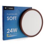 Plafon Led Soft 24W Wood Walnut - Imagen 3