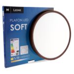 Plafon Led Soft 36W Wood Walnut - Imagen 3