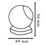 Sensor PIR RF para Controlador LED Monocolor - Imagen 2