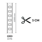 Tira LED 24V SMD Ziadna IP20 10W/m UV - 10 Metros - Imagen 2