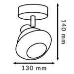 Lámpara de Techo Serie Baza 1 Focos E14 - Imagen 2