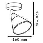 Lámpara de Techo Serie Cortijo 1 Focos E14 - Imagen 2