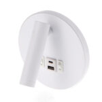 Aplique de pared Led orientable White Round 10W - Imagen 4