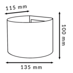 Aplique de Pared LED Black Round 12W IP54 - Imagen 2