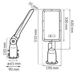 Farola Led Serie Spider 150W - Imagen 2