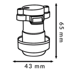 Portalámparas para Cable Guirnalda E27 - Imagen 2