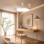 Ventilador de techo LED White Guadix Ø107 cm
