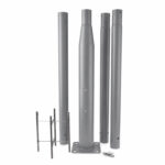 Columna para Farola 3,7M Desmontable Gris