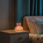 Despertador infantil con luz nocturna Rabbit